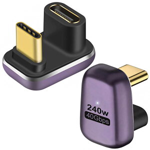 yzDELUXEFOX USBϊA_v^[ USB U U^ ^CvCA_v^ (2Zbg) Type C ϊ A_v^[ 240W/5A}[d 40Gbpsf[^] 8K@120Hzfo U U^ ^Cvc type-c Thunderbolt 3AMac Boo