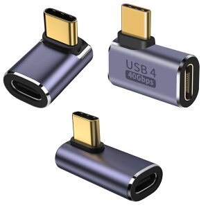 yzDELUXEFOX USBϊA_v^[ USB C L ^CvCA_v^ (3Zbg) Type C ϊ A_v^[ 240W/5A}[d 40Gbpsf[^] 8K@120Hzfo L L^ ^Cvc type-c 90x Thunderbolt 3AMac 