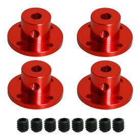 【送料無料】Aopinリジッドフランジカップリング5mmインナーシャフト（3Dプリンター用）、長さ15mm / 0.59 "モーターコネクタモーターガイドシャフトカプラー、車種シャフトに最適、CNC、モーターガイド、DIYエンコーダー4個