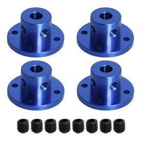 【送料無料】Aopinリジッドフランジカップリング6mmインナーシャフト（3Dプリンター用）、長さ15mm / 0.59 "モーターコネクタモーターガイドシャフトカプラー、車種シャフトに最適、CNC、モーターガイド、DIYエンコーダー4個