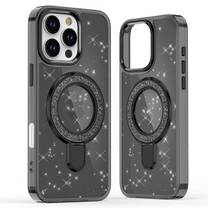 yzJOOBOY X}zP[X Ή iPhone 16 Pro 6.3" P[X MagSafeΉ NA P[X  X^h@\ 炫 uu TPU+PC Ռz 킢  lC LN^[ Xgbv