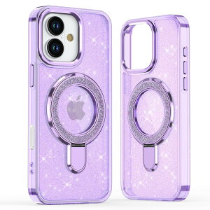 yzJOOBOY X}zP[X Ή iPhone 16 Plus P[X MagSafeΉ NA P[X  X^h@\ 炫 uu TPU+PC Ռz 킢  lC LN^[ Xgbv 