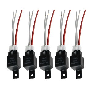 �y���������zEdinstry �����[ �E�C���J�[�����[ �w�r�[�f���[�e�B �q���[�Y ������ ���ʃ^�C�v �ėp �}�O�l�b�g �N���b�` �����[ 40A-12V 5pcs 4