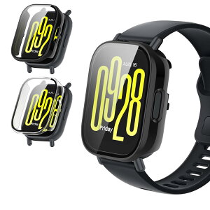 �y���������zFor Redmi Watch 5 Active �p �P�[�X �J�o�[�yKONXISA�z�X�}�[�g�E�H�b�` �P�[�X+�t�B���� ��̌^�iPC�P�[�X+�����K���X�t�j���E�ȒP �����ߗ� �C�菝�h�~ �Ռ��z�� �����[�d�\ �S�ʕ�