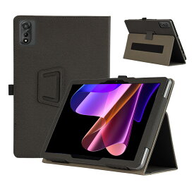 【送料無料】For OSCAL PAD 100 / Pad 100 AI/Blackview MEGA 2 用 ケース カバー【KONXISA】タブレット 12インチ 対応 ケース ペン挿し穴付き ブラケット機能 耐汚れ 耐傷 耐衝撃 全面保護 ケース（ブラック）