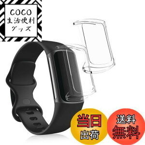 yzkwmobile 2x P[X Fitbit Charge 6 / Charge 5Ή Jo[ - tJo[ VR ϏՌ S̕ی 