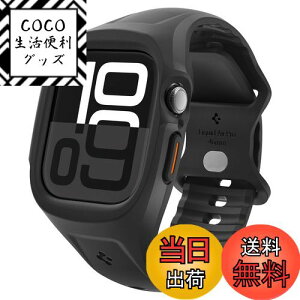 yzSpigen Apple Watch 10 ̌^oh 46mm Loh X|[c AEghA ʋC AbvEHb`poh LbhEGA[Ev ACS09317 (}bgubN)