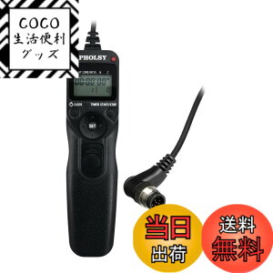 �y���������zPHOLSY N8 �^�C�}�[ �����[�g�R���g���[���[ �C���^�[�o�� �o���u �P�[�u�������[�Y Nikon �p Z8, Z9, D3, D4, D4s, D5, D6, D800, D850, D810, D700, D500, D300, D200, F6, F100, F5, F90, N90s, D1X, D2H, D3X