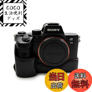 �y���������zkinokoo �\�j�[ A9/A7R III (A7R3)/A73 ��p�J�����P�[�X �{�f�B�P�[�X �o�b�e���[�����\ �O�r�l�W���t�� (�u���b�N)