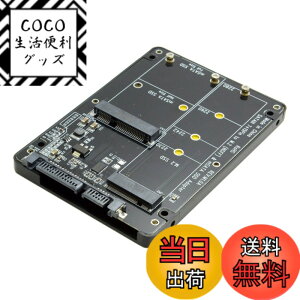 �y���������zCableCC 2�C��1�R���{ M.2 NGFF B�L�[ & mSATA SSD to SATA 3.0 �A�_�v�^�[�R���o�[�^�[�P�[�X�G���N���[�W��