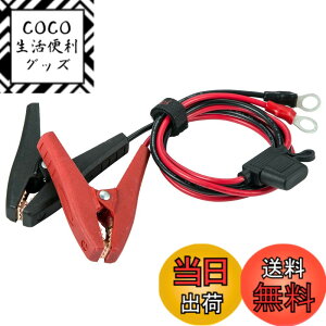 �y���������zIarlion �q���[�Y�t�� �o�b�e���[ �N���b�v �ے[�q R4-10 �N�����v �u�[�X�^�[�P�[�u�� �y�A ���o�� �C���o�[�^�[�p 30a �o�b�e���[�u�[�X�^�[�P�[�u�� 3M (���b�h/�u���b�N)