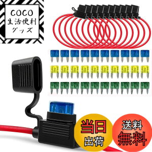 �y���������zGTIWUNG �q���[�Y�z���_�[ 12AWG 10�� ���ϋv �C�����C�� ATC/ATO ���^ �~�j���^ ��w �h���h�o 32V 30A �����ԗp�i�~�j���^�q���[�Y�p�j 30�u���[�h�q���[�Y