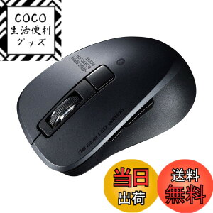 �y���������z�T�����T�v���C Bluetooth 5.0�}�E�X �É� �u���[LED 5�{�^�� 2400dpi(3�i�K�ؑ�) ���^ �u���b�N MA-BTBL155BK