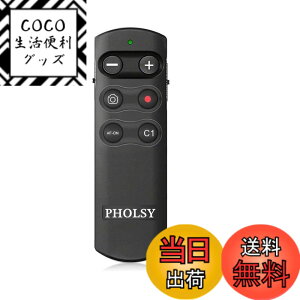 �y���������zPHOLSY RMT-P1BT �J���� ���C�����X �����R�� �����[�Y �����[�g�R���g���[���[ Bluetooth �����[�g�X�C�b�` Sony �p a1 a6400 a6600 a6700 a7C a7M3 a7M4 a7RM3 a7RM4 a7SM3 a9M2 RX0M2 RX100M7 ZV-1 ZV-E10