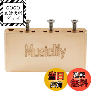 �y���������zMusiclily Ultra �u���X 36mm �V���[�gMIM�X�^�C�� �g�������u���b�N 10.5mm���s�b�`������Squier Pre-2020 Affinity�X�g���g�g�������u���b�W�p