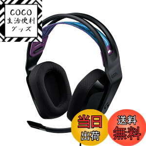 �y���������zLogicool G �Q�[�~���O�w�b�h�Z�b�g G335 �Q�[�~���O �w�b�h�Z�b�g G335BK �y�� 222g 3.5mm �L�� ���̉��� �X�e���I 2.1ch �t���b�v�~���[�g �}�C�N�t�� PS5 PS4 PC Switch 2 Xbox �X�}�z �Ή� �w�b