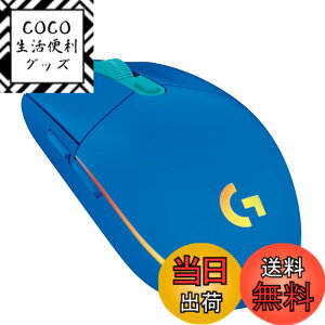 �y���������zLogicool G �Q�[�~���O�}�E�X G203 �L�� �Q�[�~���O �}�E�X USB �ڑ� G203-BL �y�� 85g LIGHTSYNC RGB 6�v���O�����{�^�� �u���[ PC windows mac �������K�i �y �t�@�C�i���t�@���^�W�[ XIV ����