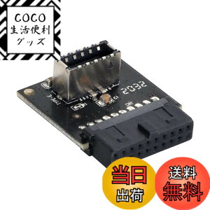 �y���������zNFHK USB 3.1�t�����g�p�l���\�P�b�g�L�[ - TYPE-E TO USB 3.0 20�s���w�b�_�[