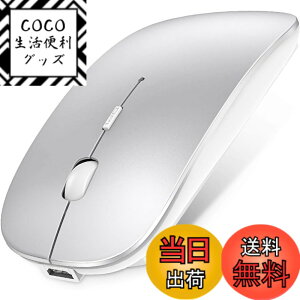 �y���������z���C�����X�}�E�X Bluetooth�}�E�X ���� �����^ �É� �[�d�� �ȃG�l���M�[ 2.4GHz 3DPI���[�h �����x �����^�ѕ֗� iPhone/iPad/Mac/Windows/Surface/Microsoft Pro�ɑΉ� (�V���o�[)