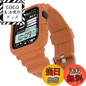�y���������zelkson �A�b�v���E�H�b�` �o���h Apple Watch 45mm 44mm �o���p�[�P�[�X�t�� ���ȃ����Y�o���h Apple Watch SE iWatch Series 9 8 7 6 5 4�p Quattro Pro Series �X�|�[�c�~���^���[�ی�P�[�X �v���e�N