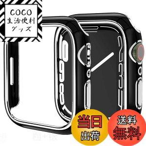 �y���������zMiimall �Ή� Apple Watch 8 45mm/7 45mm�P�[�X �A�b�v���E�H�b�`�V���[�Y 8 2022/7 �P�[�X PC�ގ��I�V�����݌v ���h�~ �h�o �y�� �h�Ռ� �ی�o���p�[ Apple Watch Series 7 ���ʃJ�o�[�i45mm|�u��