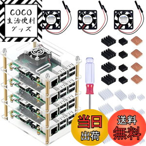 �y���������zYoumile Raspberry Pi 4/3/2���f��B�p�A�N�����P�[�X�i��p�t�@���A�q�[�g�V���N�t���A4�w�j