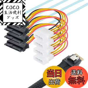 �y���������zCablecc Slimline SAS 4.0 SFF-8654 4i38�s���z�X�g����4SAS29�s��SFF-8654�^�[�Q�b�g�n�[�h�f�B�X�N�t�@���A�E�gRAID�P�[�u��1M