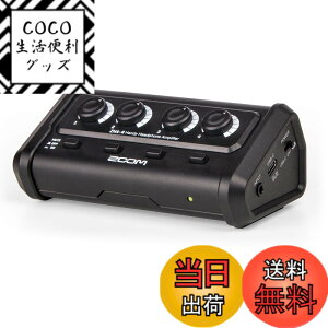 �y���������zZOOM ZHA-4 �n���f�B�w�b�h�z���A���v 4�o�� �X�e���I�~�j(3.5mm)�Ή� �Ɨ��{�����[�����~���[�g�X�C�b�`���� �|�[�^�u���݌v USB-C/�d�r�쓮�Ή�