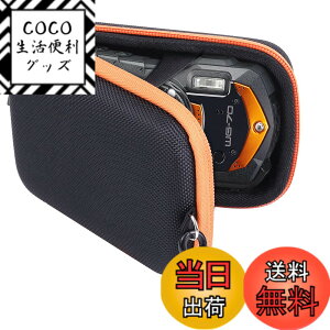 �y���������zKhanka ��p�ی���[�P�[�X �݊��i RICOH ���R�[ WG-80/WG-70/WG-60/WG-50/WG-40/WG-30 �f�W�^���J���� (�I�����W�F�̃W�b�p�[)