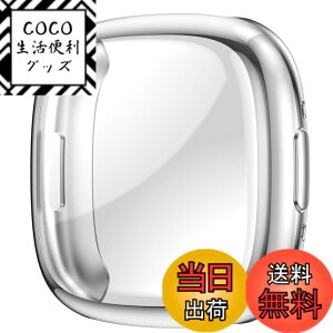 �y���������zMiimall �Ή�Fitbit Versa 4/Sense 2�P�[�X �t�B�b�g�r�b�g Versa4 �y�S�ʕی�J�o�[ �z �C�菝�h�~ �_�炩��TPU�f�� �t�B�b�g�r�b�g Versa 4 �o���p�[ �y�ʔ��^ �ϏՌ� ���b�L���H Fitbit Versa4 