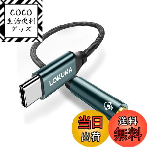 �y���������zLOKUKA usb c �C���z���W���b�N DAC���� �n�C���]�Ή� ���ϋv �ʘb/���ʒ���/���y�Đ��Ή� �C���z���ϊ��A�_�v�^ MacBook/iPad Pro/Air/Android/type c �@��p 20cm LC1