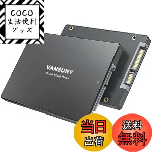 �y���������zVansuny ����SSD 512GB SATA III SSD 2.5 �C���`�����\���b�h �X�e�[�g �h���C�u ���x�� 3D NAND �t���b�V�� �ő� 550MB/�b�� PC ���b�v�g�b�v�p�n�[�h �h���C�u