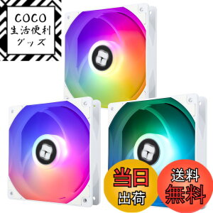 �y���������zThermalright TL-C12CW-S CPU�t�@�� 120mm ARGB�P�[�X�N�[���[�t�@���A4�s��PWM�É��R���s���[�^�t�@���AS-FDB�x�A�����O�t���A�ő�1500RPM��p�t�@���i3�j