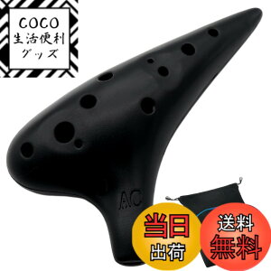 �y���������zAestivate Plastic Ocarina �I�J���i �y�� 12�� �A���gC�� �v���X�`�b�N AC Ocarina ���t�� ����(�u���b�N)