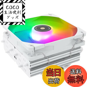 �y���������zThermalright SI-100 White ARGB CPU�G�A�N�[���A6x6 mm�q�[�g�p�C�v�A120mm PWM�É��t�@���t��CPU�N�[���AS-FDB V 2.0�x�A�����O�AAGHP 3.0�Z�p�AAMD:AM4/AM5/Intel lga1150/1151/1200/1700/1851/2011�APC�N�[����