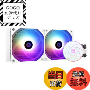 �y���������zThermalright AQUA ELITE 240 WHITE ARGB ����CPU�N�[���[�A240��p��T�C�Y�A120mm PWM�t�@��x2�AS-FDB�x�A�����O�AAMD/AM4/AM5�AINTEL LGA1150/1151/1155/1156/1200/20XX/ �p ARGB�I�[���C������ 1700