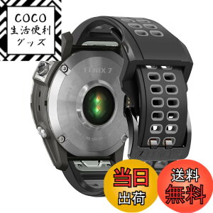 �y���������zQuickFit 26mm �ւ��o���h QuickFit 26mm - Garmin Fenix 8 51mm, Fenix 7X Pro/Instinct 2X/Fenix 7X/6X GPS/6X Pro/6X Sapphire GPS/5X GPS/5X Plus �Ή� �V���R���� �T�C�Y���߉\ �e�͐� �����x���g (black)