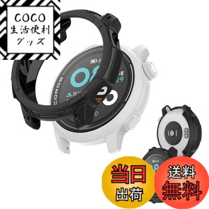 �y���������zCOROS�i�J���X�jPACE 3 �p �P�[�X �ی�P�[�X �yNOUKAJU�z ��̌^ TPU�f�� �S�ʕی� �ϏՌ� �����ȒP �Ռ��z�� �A�N�Z�T���[ (�u���b�N)