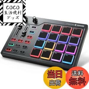 �y���������zDonner MIDI�R���g���[���[ 16�p�b�h USB Type-c ���y���� �o�b�N���C�g�t�� ���{��戵������ STARRYPAD