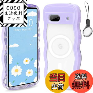 �y���������zHILEGENER Google Pixel 8A �P�[�X MagSafe�Ή� �N���A �\�t�gTPU�J�o�[ ���킢�� �g��t���[�� ���˂��� �O�[�O�� �s�N�Z��8A 6.1�C���`�p����~�� �X�}�z�P�[�X�E�F�[�u �f�U�C�� ��Ƀt