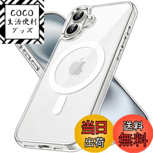 �y���������zJETech iPhone 16 Plus 6.7�C���`�p �}�O�l�b�g �P�[�X MagSafe�Ή� �Ռ��z�� �o���p�[�J�o�[ �����h�~ �N���A�o�b�N (�N���A)