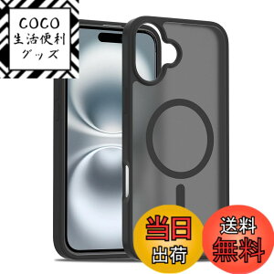 �y���������zPRODELI �P�[�X For iPhone 16 Plus ��p �J�o�[ MagSafe�Ή� �ČRMIL�K�i �ی�J�o�[ �ϏՌ� �w��h�~ ���C�����X�[�d�Ή� �����h�~ �����Y�ی� ���΂݂Ȃ� �X�}�z�P�[�X �Ή� �A�C�t�H�� 
