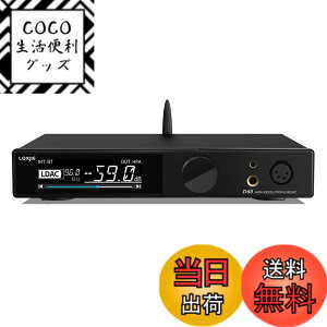 �y���������zLOXJIE D60 �t���o�����X DAC DA�R���o�[�^�[ & �w�b�h�z���A���v ��̌^ �t���b�O�V�b�vDAC�uES9039MSPRO�v����/Bluetooth 5.1�Ή�/MQA�E�n�C���]�EDSD�����S�Ή�/�o�����X�E�A���o�����X�E