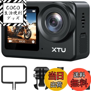�y���������zXTU S6 �A�N�V�����J���� 4K 20MP�yAmbarella H22 CPU&SONY IMX386 �Z���T�[�z�A�N�V�����J�� SuperSmooth��Ԃ�␳4.0 �X�|�[�c�J���� �O���}�C�N�Ή� �c�����B�e WiFi���� �������� HDMI�o�� 8�{
