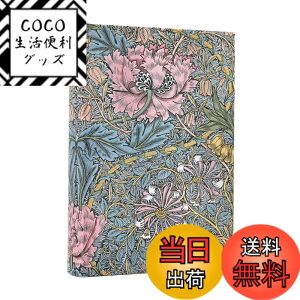 �y���������zPaperblanks/�y�[�p�[�u�����N�X 2026�N�x �p��Ń_�C�A���[ �n�[�h�J�o�[ Morris Pink Honeysuckle �~�j DE0723-5 �F�FMorris Pink Honeysuckle �~�j