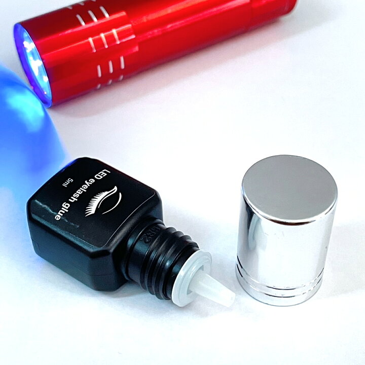 楽天市場】最新 LEDマツエクキット【LEDライト＆グルーセット】UV  