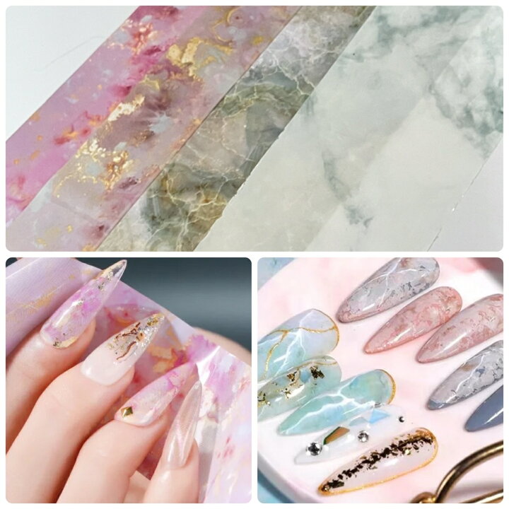 楽天市場 ネイルホイル 1枚 大理石 ネイルホイル 転写ホイル マーブル模様 天然石柄 ネイルホイルシート ネイルフィルム ネイルフォイル Nailfoil 春ネイル 人気ネイルシール 夏ネイル 韓国ネイル ネイルパーツ Saboe Saboe