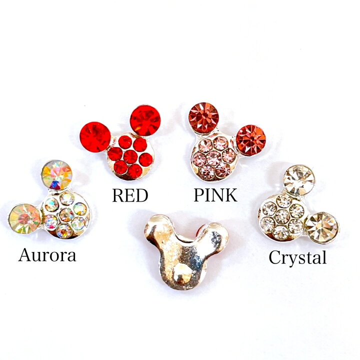 楽天市場】ネイルパーツ 【2個セット】 シルバー ラインストーン  