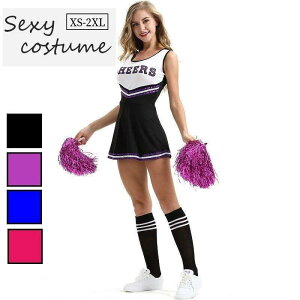 チアガール コスチューム チアリーダー ダンス衣装 ユニフォーム 仮装 変装 パーティーグッズ ハロウィン イベント ワンピース ノースリー