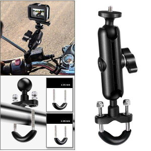 GoProHero�n���h���o�[�Œ�p�A���~�j�E���o�C�N���]�ԃJ�����}�E���g�z���_�[